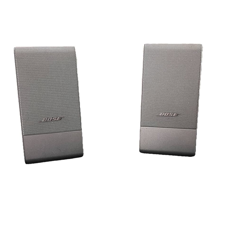 Bose Computer Music Monitor Desktop Left & Right Speaker 301482-001 W/AC Adapter